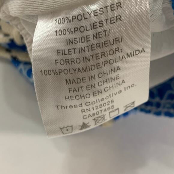 Psycho Bunny L Mens Swim Trunks Shorts Mens Bluefish Geometric 7" Inseam - Picture 10 of 11